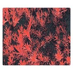 Orange Etched Background Double Sided Flano Blanket (small)  by Sudhe