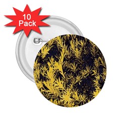 Artistic Yellow Background 2 25  Buttons (10 Pack)  by Sudhe