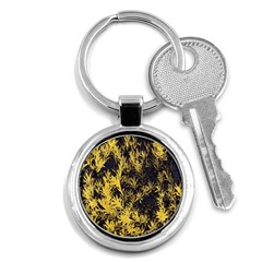 Artistic Yellow Background Key Chains (round)  by Sudhe