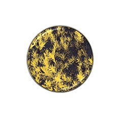 Artistic Yellow Background Hat Clip Ball Marker (10 Pack)