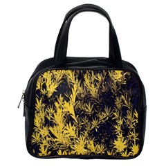 Artistic Yellow Background Classic Handbag (one Side) by Sudhe