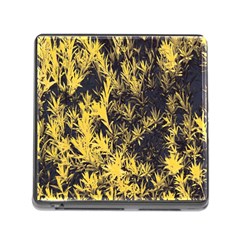 Artistic Yellow Background Memory Card Reader (square 5 Slot)