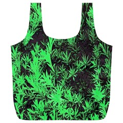 Green Etched Background Full Print Recycle Bag (xl) by Sudhe