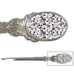 Floral Pattern Background Letter Opener by Sudhe