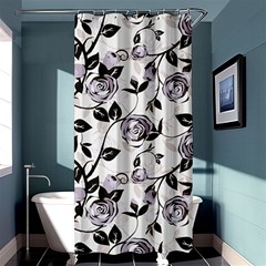 Floral Pattern Background Shower Curtain 36  X 72  (stall)  by Sudhe