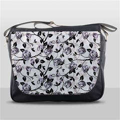 Floral Pattern Background Messenger Bag by Sudhe