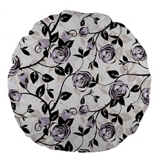 Floral Pattern Background Large 18  Premium Round Cushions by Sudhe