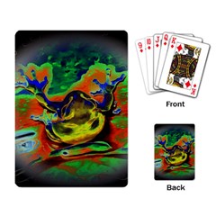 Abstract Transparent Background Playing Cards Single Design