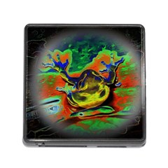 Abstract Transparent Background Memory Card Reader (square 5 Slot) by Sudhe