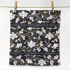 Floral Pattern Background Face Towel by Sudhe