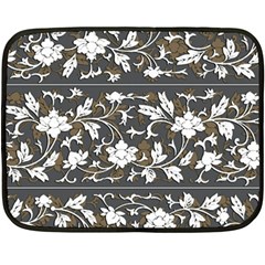 Floral Pattern Background Double Sided Fleece Blanket (mini)  by Sudhe