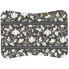 Floral Pattern Background Velour Seat Head Rest Cushion