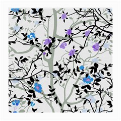 Floral Pattern Background Medium Glasses Cloth (2-side) by Sudhe