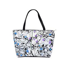 Floral Pattern Background Classic Shoulder Handbag by Sudhe