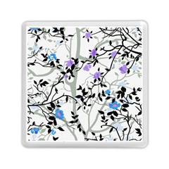 Floral Pattern Background Memory Card Reader (square) by Sudhe