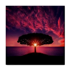 Flight Landscape Nature Sky Tile Coasters