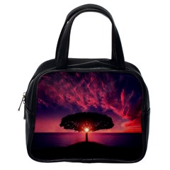 Flight Landscape Nature Sky Classic Handbag (one Side) by Sudhe