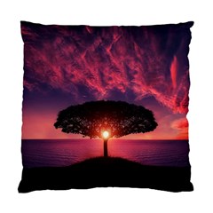 Flight Landscape Nature Sky Standard Cushion Case (one Side) by Sudhe