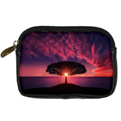 Flight Landscape Nature Sky Digital Camera Leather Case by Sudhe