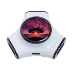 Flight Landscape Nature Sky 3-port Usb Hub by Sudhe