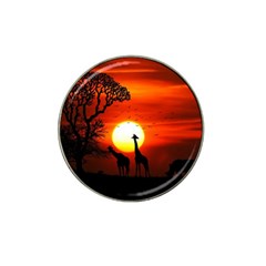 Animals Birds Dawn Giraffe Hat Clip Ball Marker (4 Pack) by Sudhe