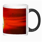 Animals Birds Dawn Giraffe Morph Mugs Right