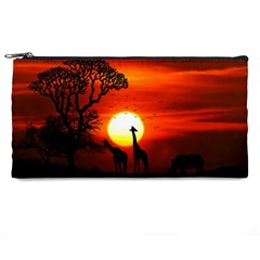 Animals Birds Dawn Giraffe Pencil Cases by Sudhe