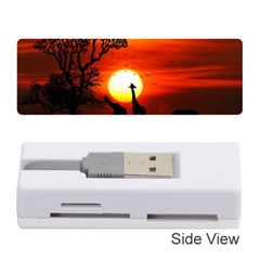 Animals Birds Dawn Giraffe Memory Card Reader (stick) by Sudhe