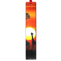 Animals Birds Dawn Giraffe Large Book Marks by Sudhe