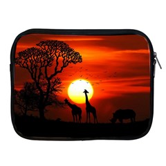 Animals Birds Dawn Giraffe Apple Ipad 2/3/4 Zipper Cases by Sudhe