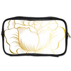 Golden Rose Stakes Toiletries Bag (one Side) by Sudhe