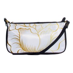 Golden Rose Stakes Shoulder Clutch Bag by Sudhe