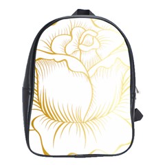 Golden Rose Stakes School Bag (xl) by Sudhe