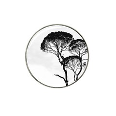 Silhouette Photo Of Trees Hat Clip Ball Marker by Sudhe