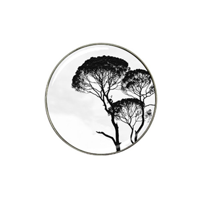 Silhouette Photo Of Trees Hat Clip Ball Marker (4 pack)