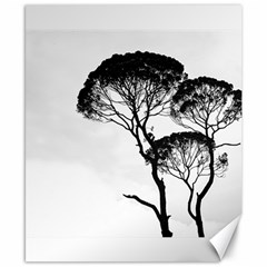 Silhouette Photo Of Trees Canvas 8  X 10  by Sudhe