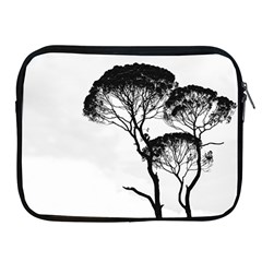 Silhouette Photo Of Trees Apple Ipad 2/3/4 Zipper Cases by Sudhe