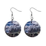 Architecture Big Ben Bridge Buildings Mini Button Earrings Front