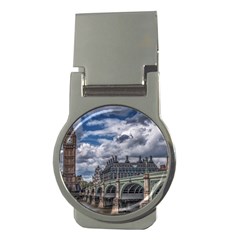 Architecture Big Ben Bridge Buildings Money Clips (round)  by Sudhe