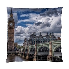 Architecture Big Ben Bridge Buildings Standard Cushion Case (two Sides) by Sudhe