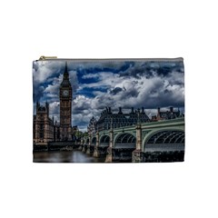 Architecture Big Ben Bridge Buildings Cosmetic Bag (medium) by Sudhe