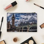 Architecture Big Ben Bridge Buildings Cosmetic Bag (Medium) Back