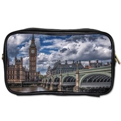 Architecture Big Ben Bridge Buildings Toiletries Bag (one Side) by Sudhe