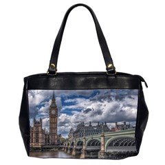 Architecture Big Ben Bridge Buildings Oversize Office Handbag (2 Sides) by Sudhe