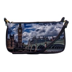 Architecture Big Ben Bridge Buildings Shoulder Clutch Bag by Sudhe