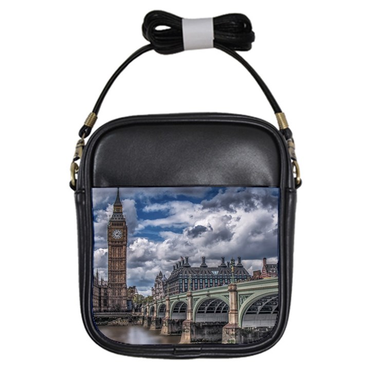 Architecture Big Ben Bridge Buildings Girls Sling Bag