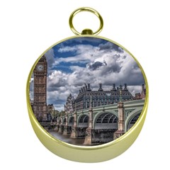 Architecture Big Ben Bridge Buildings Gold Compasses