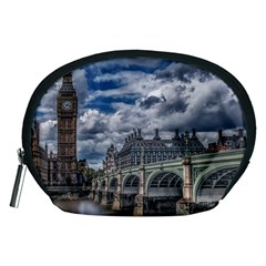 Architecture Big Ben Bridge Buildings Accessory Pouch (medium) by Sudhe