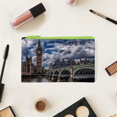 Architecture Big Ben Bridge Buildings Cosmetic Bag (xs) by Sudhe