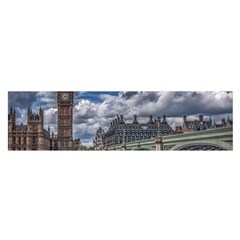 Architecture Big Ben Bridge Buildings Satin Scarf (oblong) by Sudhe